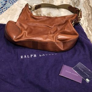 Ralph Lauren leather hobo bag